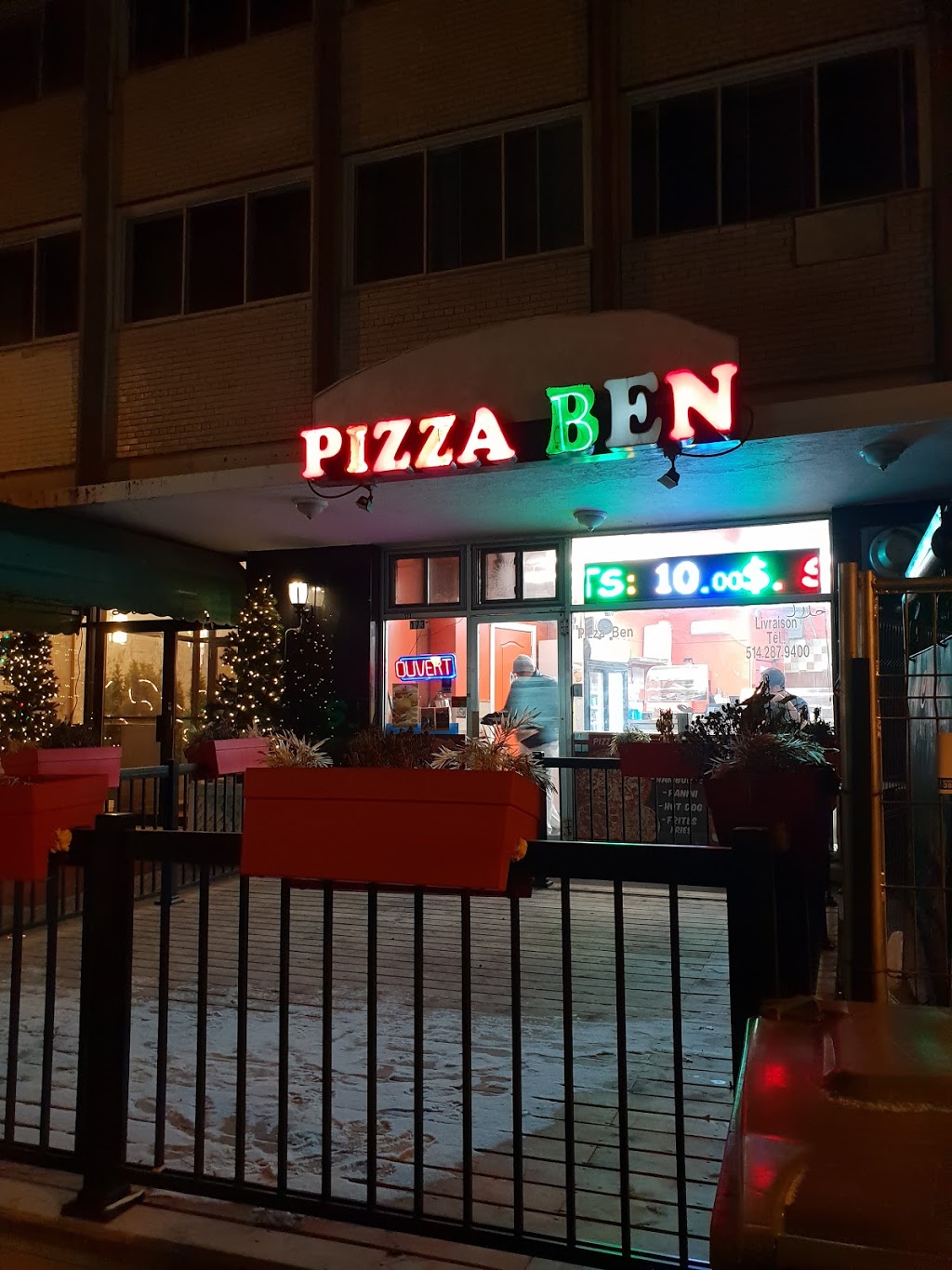 Pizza Ben | 173 Rue Sherbrooke Ouest, Montréal, QC H2X 1X4, Canada | Phone: (514) 287-9400