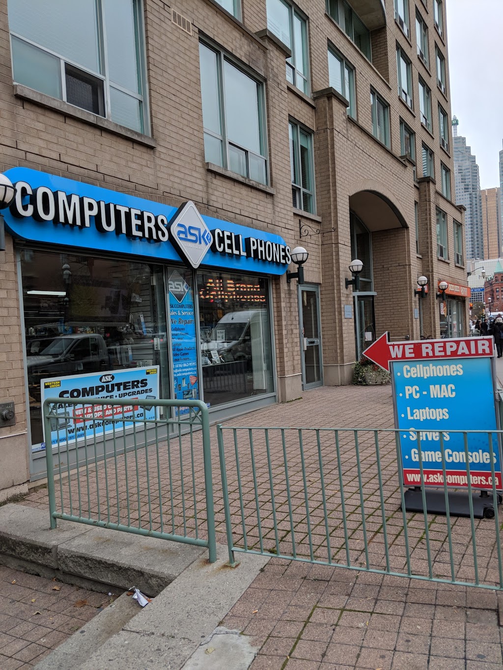 ASK Computers & Cellphone Repair | 111 Front St E, Toronto, ON M5A 4S5, Canada | Phone: (416) 862-9595