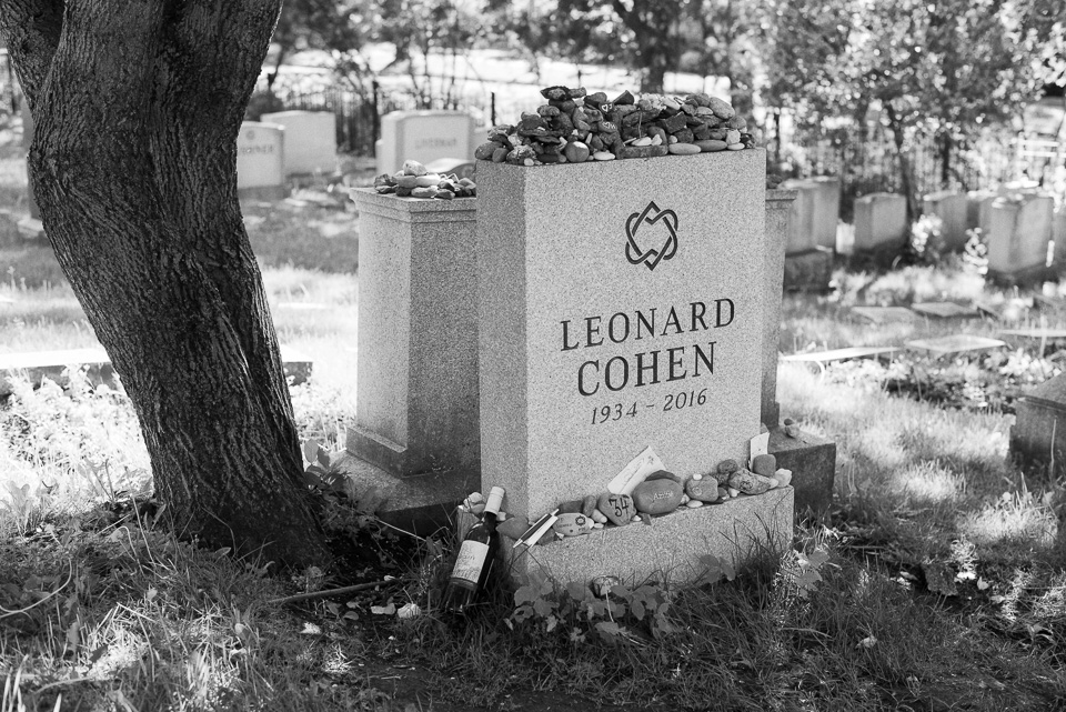 Leonard Cohen’s Grave | Outremont, Montreal, QC H2V 4T6, Canada