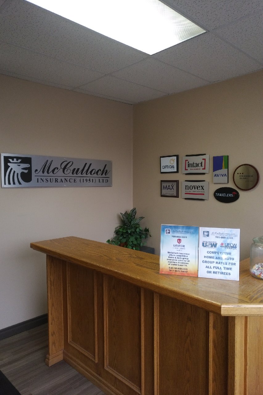 McCulloch Insurance (1951) LTD | 77 Centre St Suite #1, Espanola, ON P5E 1S4, Canada | Phone: (705) 869-4333