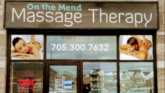 On The Mend Massage Therapy & Wellness Centre | 172 Prince William Way Unit 11, Barrie, ON L4M 0E5, Canada | Phone: (705) 300-7632