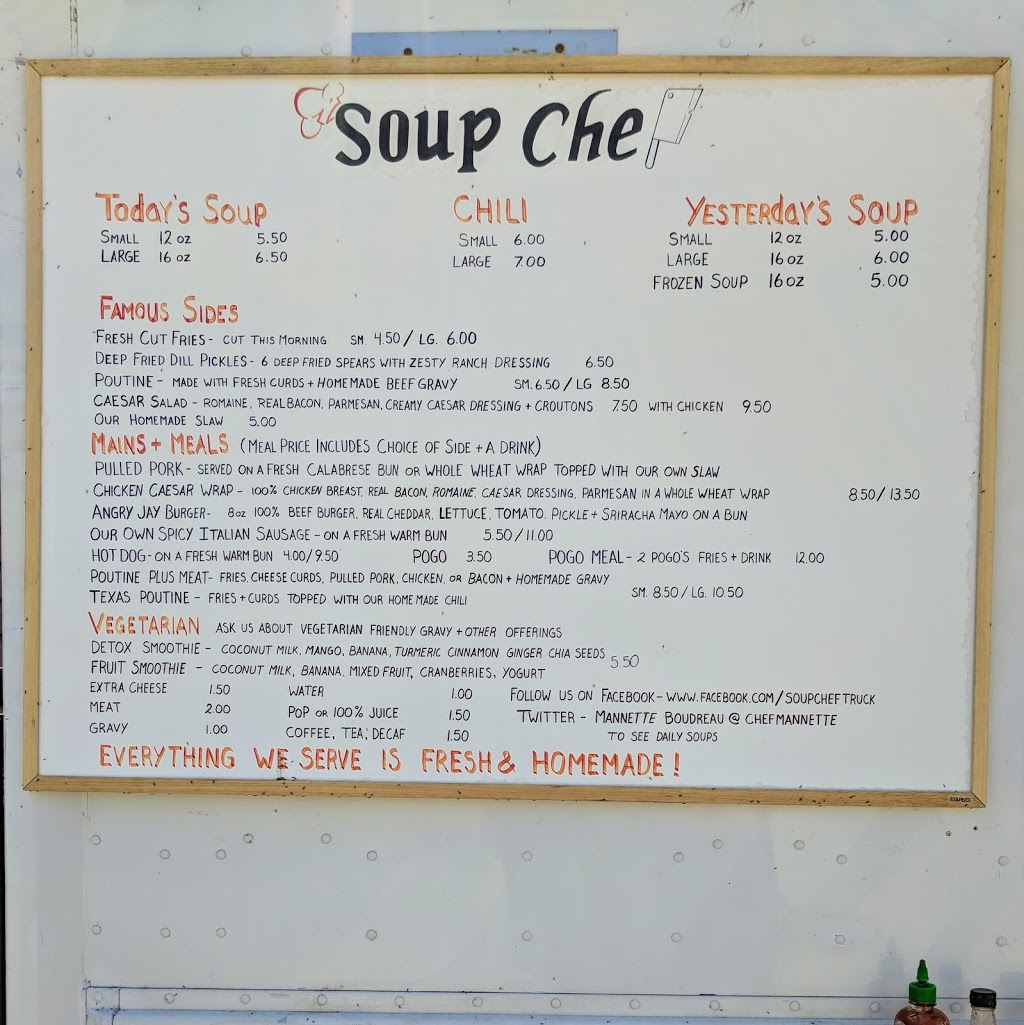 Soup Chef | 4574 Bath Rd, Amherstview, ON K7N 1A7, Canada | Phone: (613) 453-0449