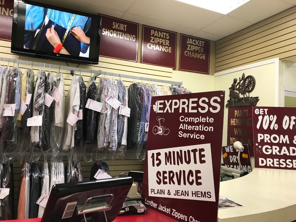 Express Alteration and drycleaning services | 1615 Dundas St E, Whitby, ON L1N 2L1, Canada | Phone: (905) 432-9456