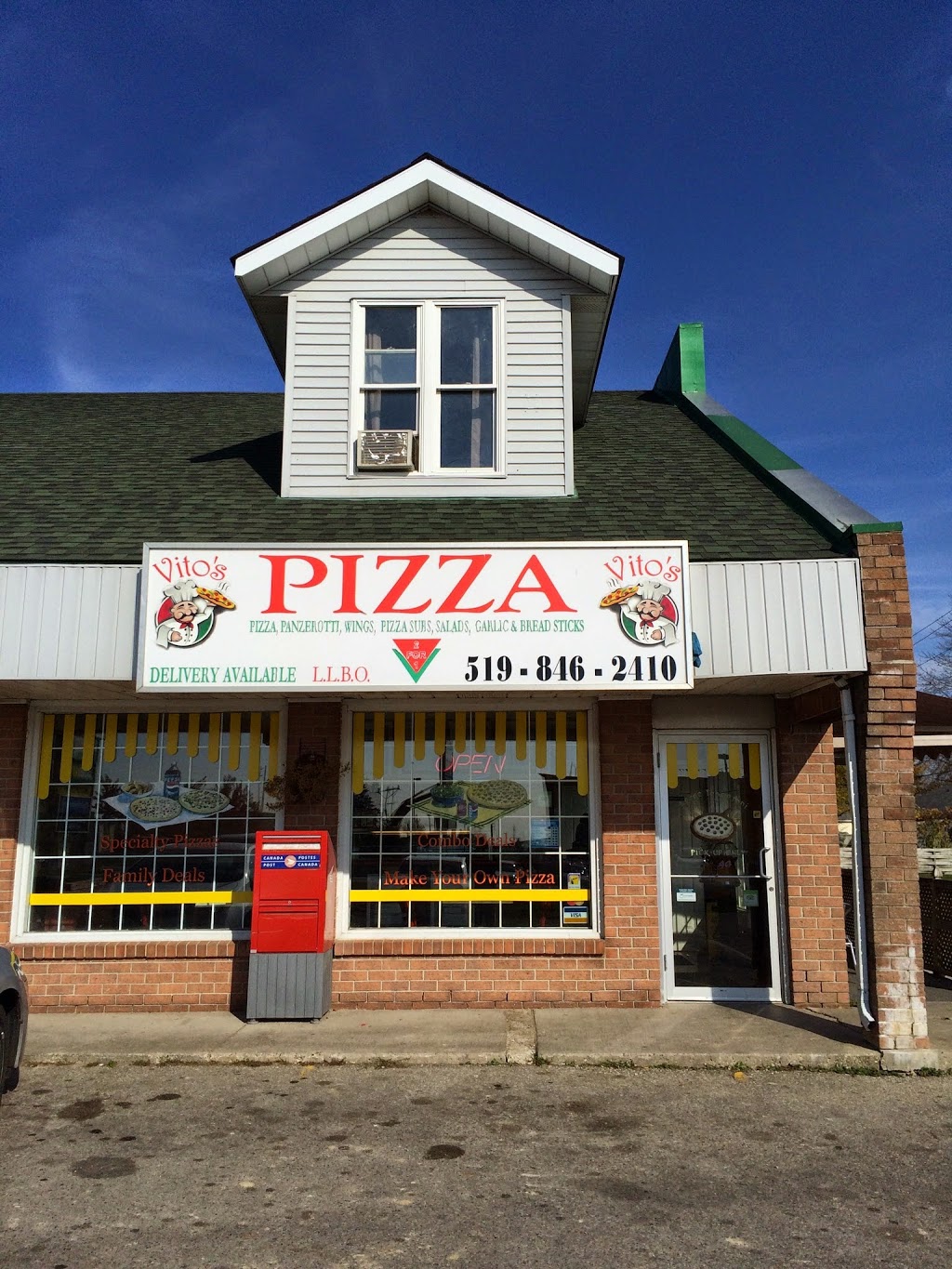 Vitos Pizza Elora | 58 Wellington Rd 7 #5, Elora, ON N0B 1S0, Canada | Phone: (519) 846-2410