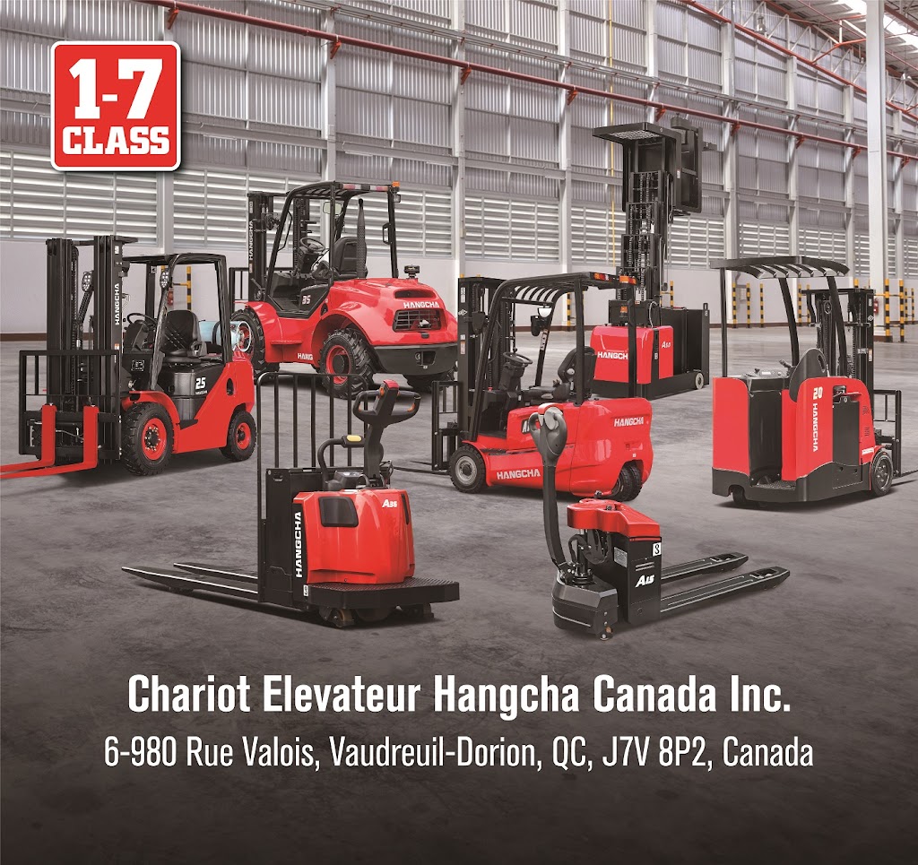 Hangcha Forklift Canada Inc. | 980 Rue Valois Unit 150, Vaudreuil-Dorion, QC J7V 8P2, Canada | Phone: (877) 319-4232