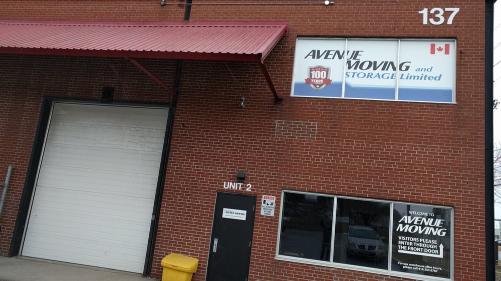 Avenue Moving & Storage | 137 Horner Ave #2, Etobicoke, ON M8Z 4Y1, Canada | Phone: (416) 253-3899