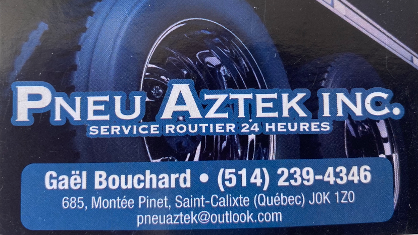 Pneu Aztek | 685 Mnt Pinet, Saint-Calixte, QC J0K 1Z0, Canada | Phone: (514) 239-4346