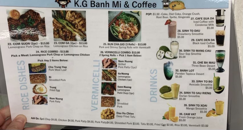 KG Banh Mi & Coffee | 10673 King George Blvd Unit B, Surrey, BC V3T 2X6, Canada | Phone: (604) 498-8391