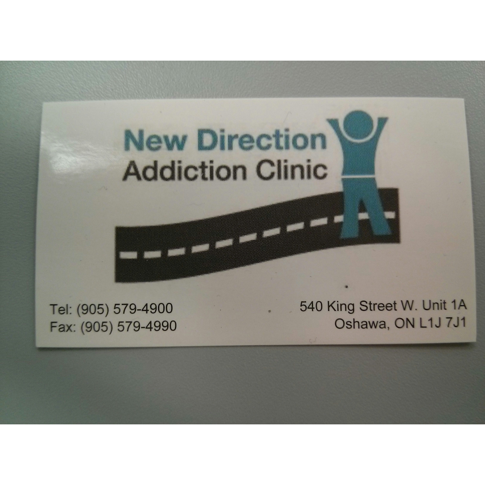 Methadone Oshawa - New Direction Addiction Clinic | 540 King St W, Oshawa, ON L1J 7J1, Canada | Phone: (905) 579-4900