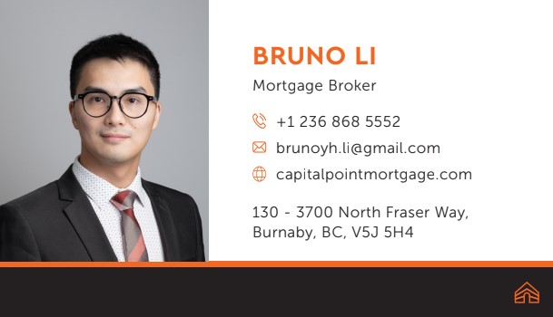 Bruno Li - Capital Point Mortgage Specialist | 1220 Rocklin St, Coquitlam, BC V3B 0R6, Canada | Phone: (236) 868-5552