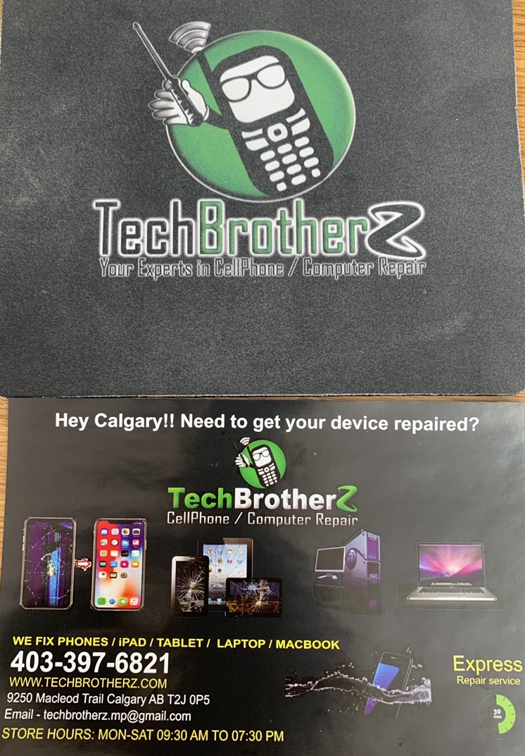 TechBrotherz - CellPhone / Computer Repair - Macleod Trail | 9250 Macleod Trail Unit 6A, Calgary, AB T2J 0P5, Canada | Phone: (403) 460-1022