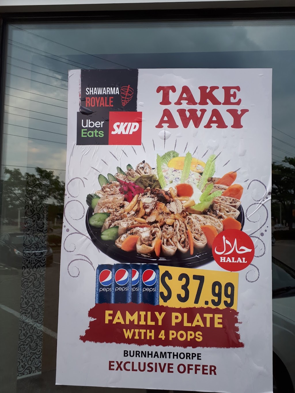 Shawarma Royale | 980 Burnhamthorpe Rd E Unit 1, Mississauga, ON L4Y 2X6, Canada | Phone: (905) 804-0955