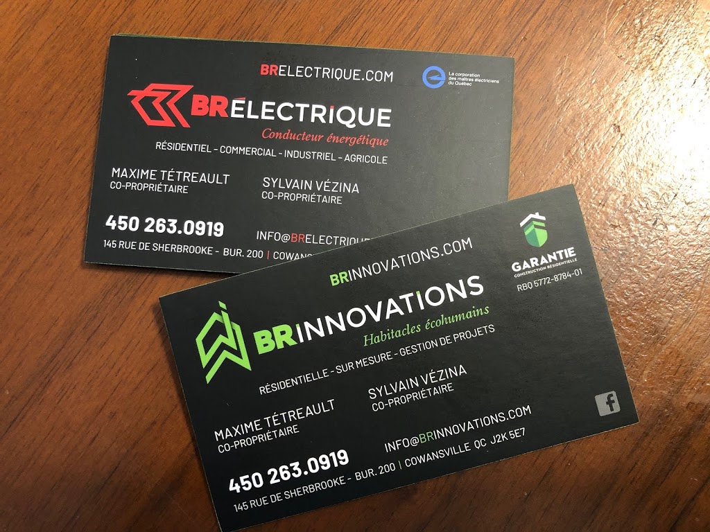 BR Electrique Inc | 145 Rue de Sherbrooke Suite200, Cowansville, QC J2K 5E7, Canada | Phone: (450) 263-0919