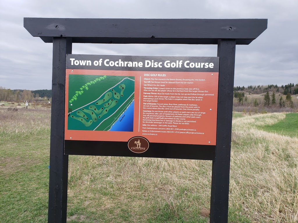 Town of Cochrane Disc Golf Course | 68 Glenhill Pl, Cochrane, AB T4C 1H1, Canada | Phone: (403) 851-2590