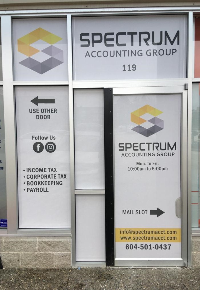 Spectrum Accounting Group | 6350 120 St #119, Surrey, BC V3X 3K1, Canada | Phone: (604) 501-0437