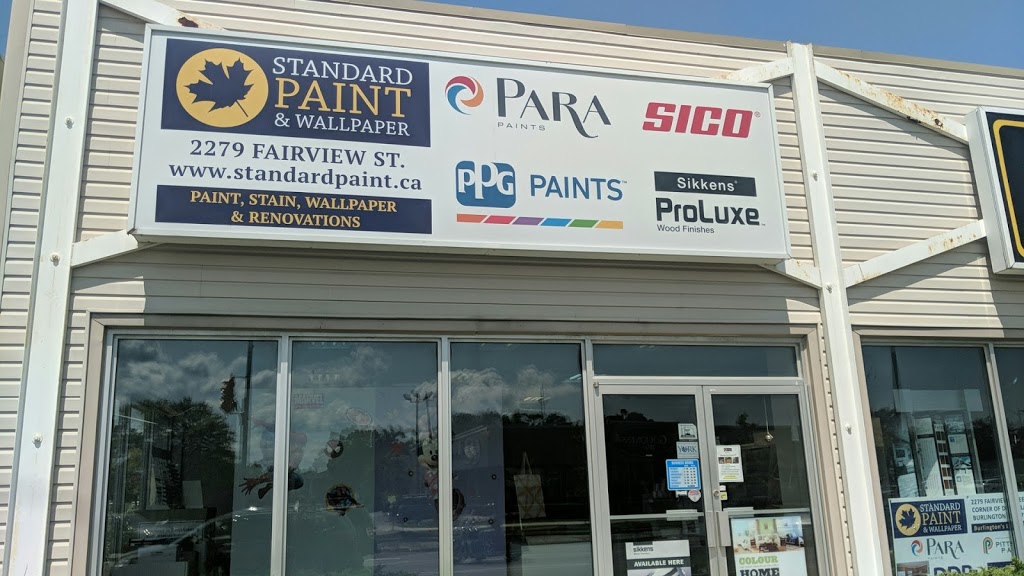 Standard Paint & Wallpaper | 2279 Fairview St, Burlington, ON L7R 2E3, Canada | Phone: (905) 681-2745