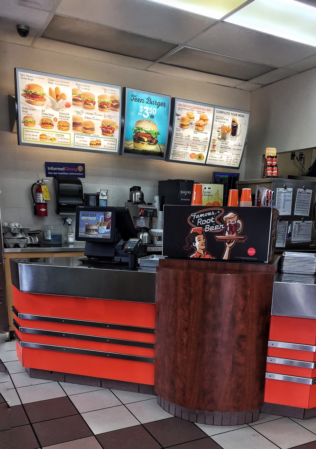 A&W Canada | 1133 Mt Seymour Rd, North Vancouver, BC V7H 2Y4, Canada | Phone: (604) 985-5944