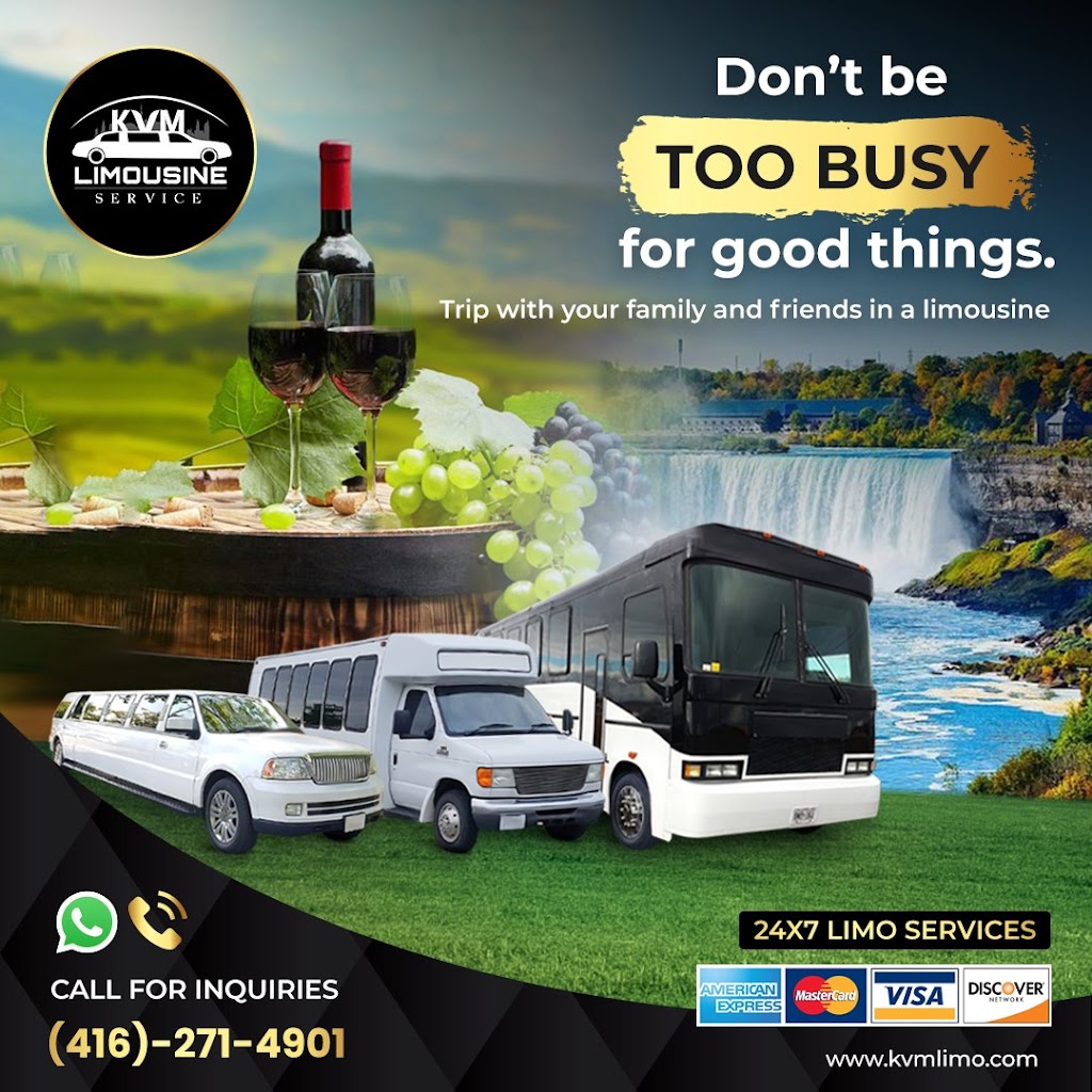 Limousine and Party Bus Service Richmond Hill - KVM Limo | 1160 Clarence St, Woodbridge, ON L4H 2V3, Canada | Phone: (416) 271-4901