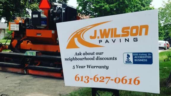 J. Wilson paving | 154 Cardevco Rd, Carp, ON K0A 1L0, Canada | Phone: (613) 627-0616