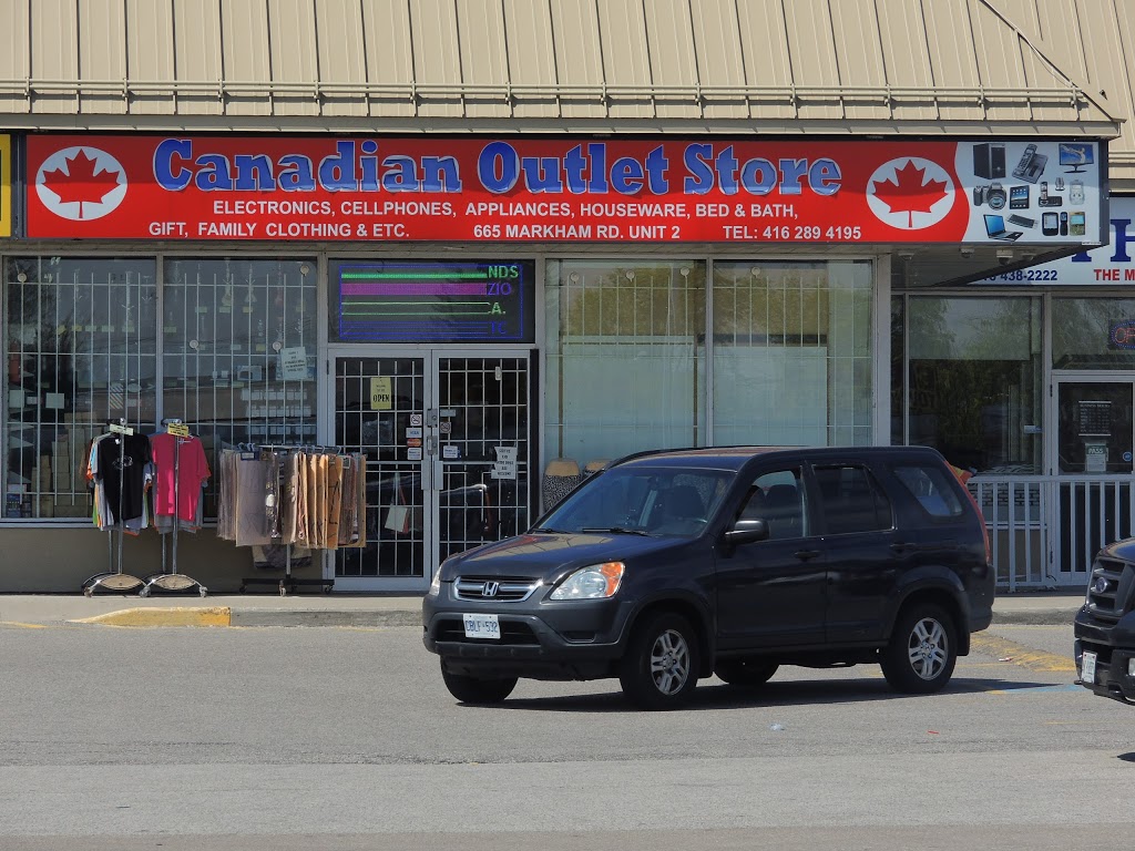 Canadian Outlet Store | 665 Markham Rd Unit 2, Scarborough, ON M1H 2A4, Canada | Phone: (416) 289-4195