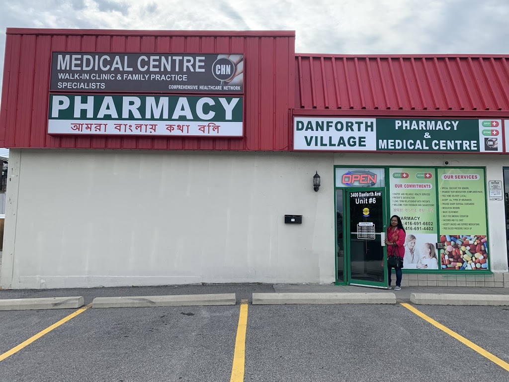 Danforth Village Pharmacy | 3400 Danforth Ave Unit#6, Scarborough, ON M1L 1E1, Canada | Phone: (416) 691-6602