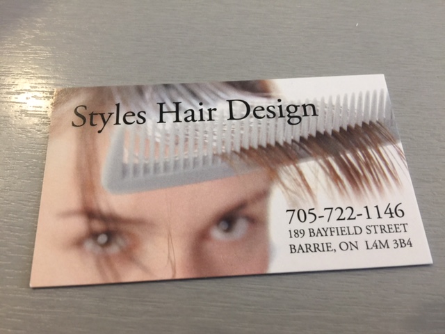 Styles Hair Design | 189 Bayfield St, Barrie, ON L4M 3B4, Canada | Phone: (705) 722-1146