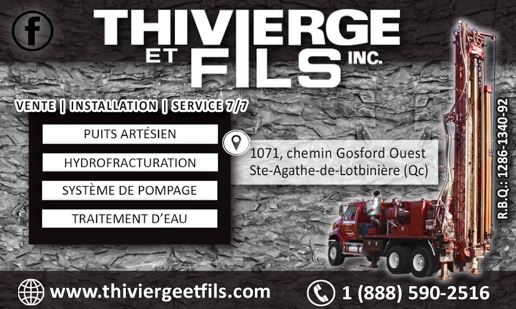 Thivierge et Fils Inc | 4905 Chem. Gosford, Sainte-Agathe-de-Lotbinière, QC G0S 2A0, Canada | Phone: (888) 590-2516