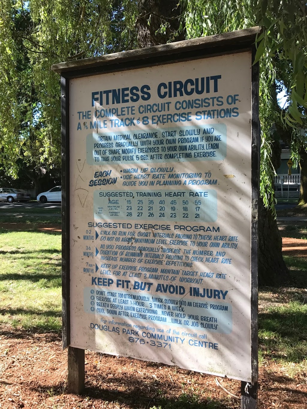 Outdoor Fitness Circuit @ Douglas Park | 794 W 20th Ave, Vancouver, BC V5Z 1Y2, Canada