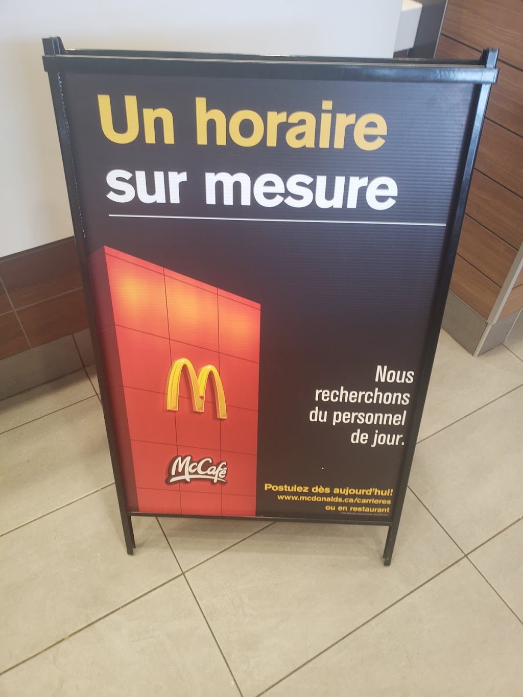 McDonalds | 1280 Rue du Pont, Saint-Lambert-de-Lauzon, QC G0S 2W0, Canada | Phone: (418) 889-8999