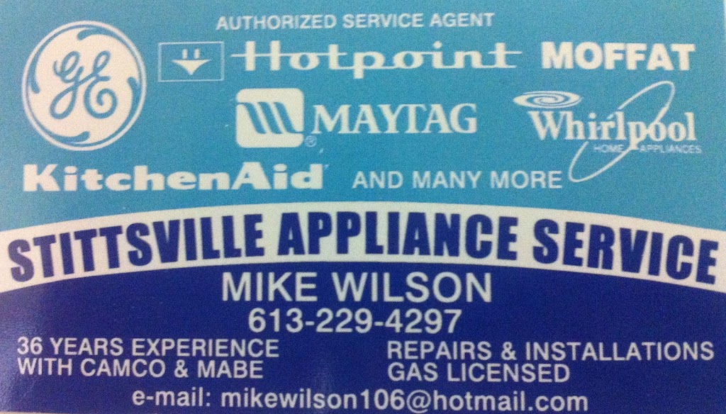 Appliance Service Stittsville (Mike Wilson) | 30 Joseph Cir, Stittsville, ON K2S 1B9, Canada | Phone: (613) 229-4297