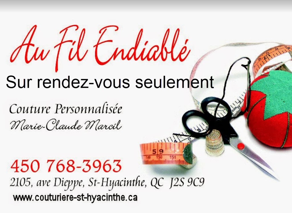 Au Fil Endiablé, Couturière | 2105 Avenue de Dieppe, Saint-Hyacinthe, QC J2S 9C9, Canada | Phone: (450) 768-3963