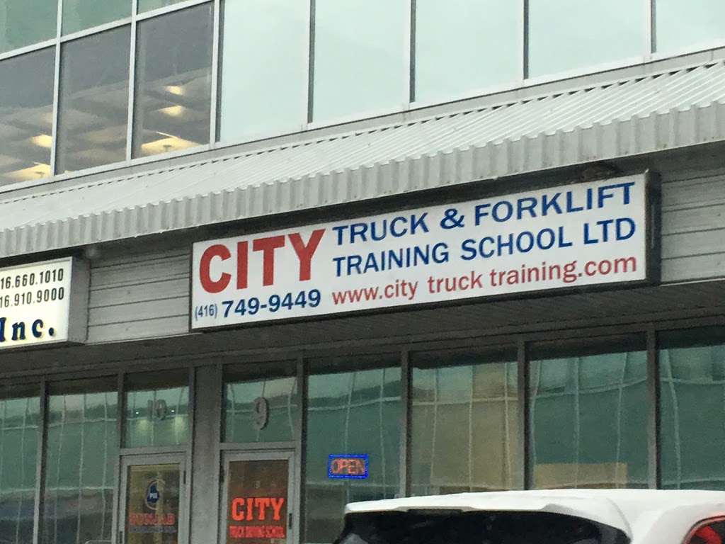 City Truck & Forklift Driving School | 7003 Steeles Ave W #9, Etobicoke, ON M9W 0A2, Canada | Phone: (416) 749-9449