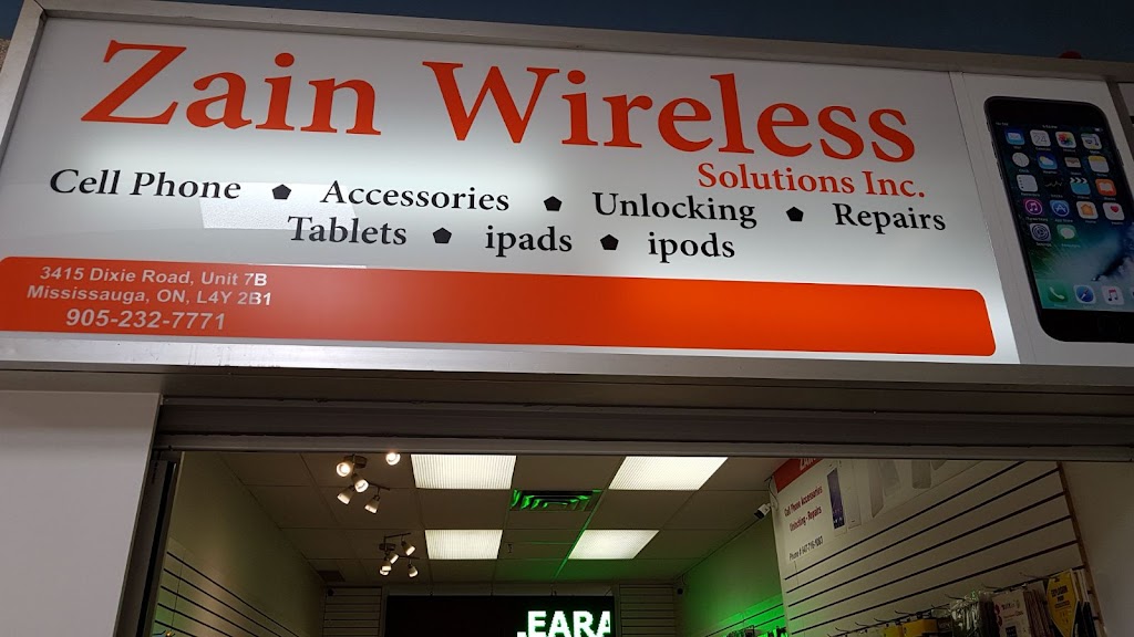 Zain Wireless Solutions Inc. | 3415 Dixie Rd, Mississauga, ON L4Y 2B1, Canada | Phone: (905) 232-7771