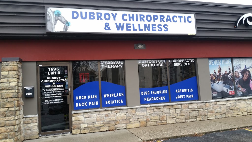 Dubroy Chiropractic & Wellness | 1695 University Ave W, Windsor, ON N9B 1C3, Canada | Phone: (519) 252-0222