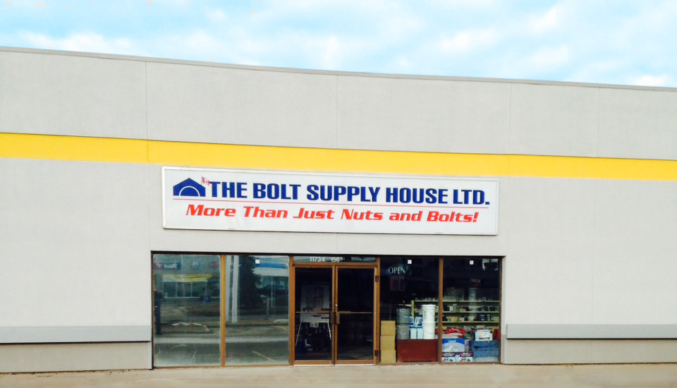 The Bolt Supply House Ltd | 11734 156 St NW, Edmonton, AB T5M 3T5, Canada | Phone: (780) 451-1220