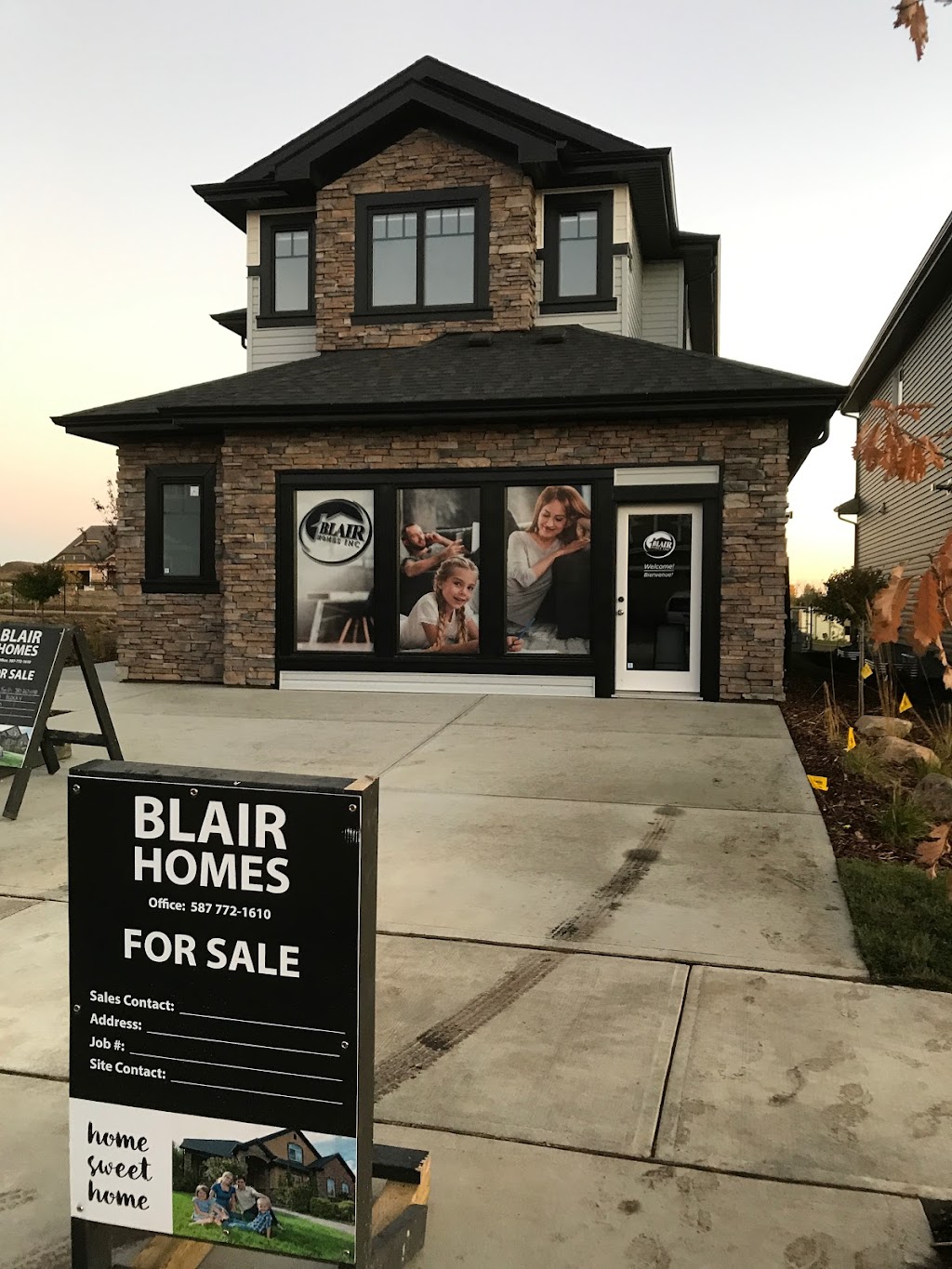 Blair Homes Inc. | 4906 38 Street Temporary Show Home, Beaumont, AB T4X 2B6, Canada | Phone: (587) 772-1610