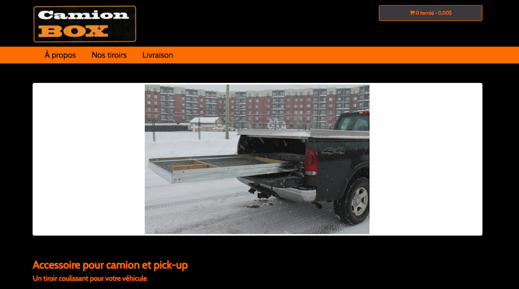 Camion-Box : Boutique en Ligne | 270 Chemin Nadeau, Durham-Sud, QC J0H 2C0, Canada | Phone: (450) 230-5150