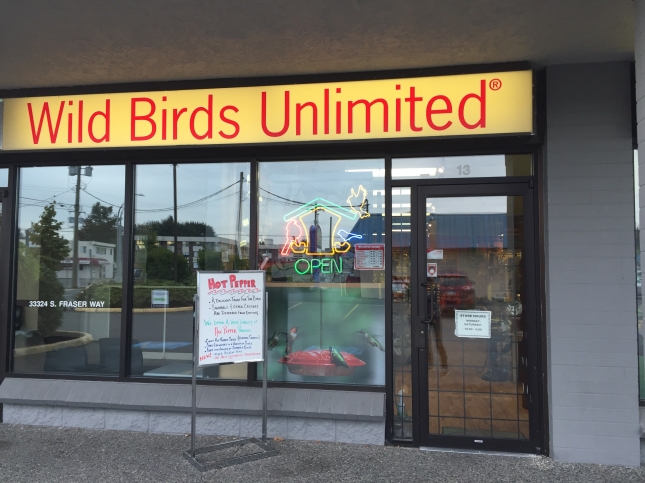 Wild Birds Unlimited | 33324 S Fraser Way #13, Abbotsford, BC V2S 2B4, Canada | Phone: (604) 852-1960