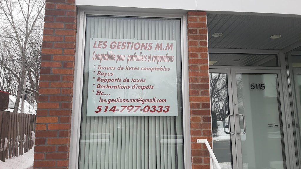 Les Gestions MM- Comptabilité | 5111 Rue de Salaberry, Montréal, QC H4J 1J2, Canada | Phone: (514) 797-0333