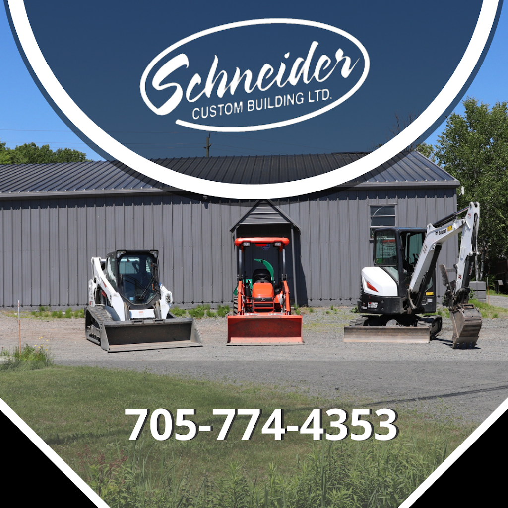 Schneider Custom Building Ltd | 5 Glenrock Rd, Nobel, ON P2A 2W9, Canada | Phone: (705) 774-4353