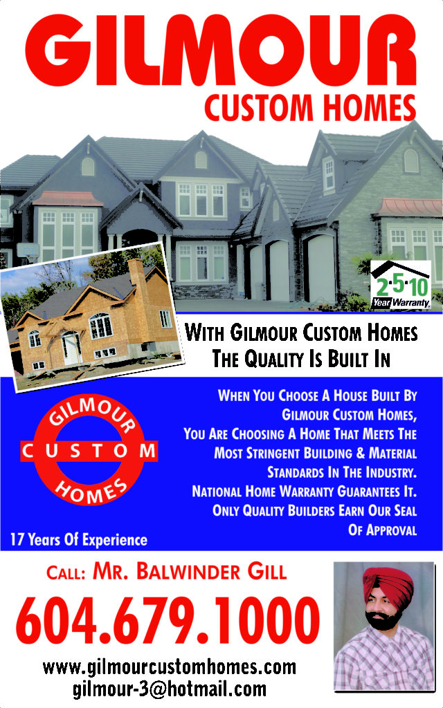 Gilmour Custom Homes Inc. | 13949 89a Ave, Surrey, BC V3V 6K8, Canada | Phone: (604) 679-1000