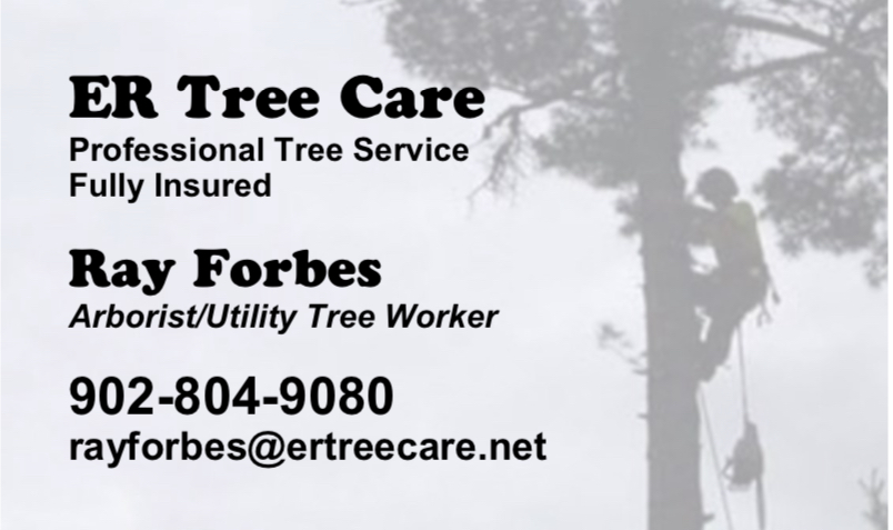 ER Tree Care | 1036 Whittington Dr, Kingston, NS B0P 1R0, Canada | Phone: (902) 804-9080