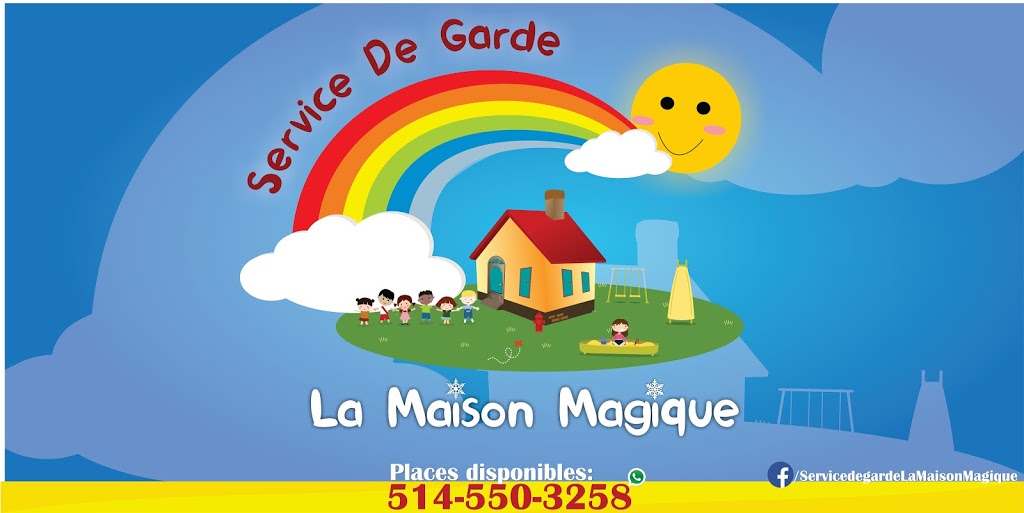 Service De Garde "La Maison Magique" | 1130 Rue de Narbonne, Repentigny, QC J5Y 2Z6, Canada | Phone: (514) 550-3258