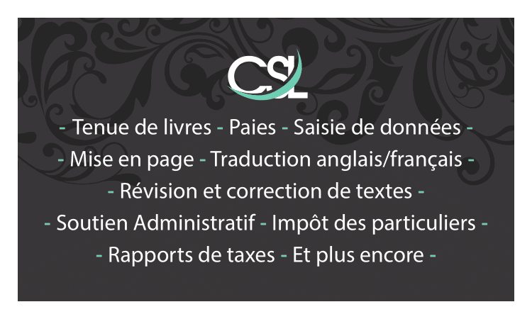 Gestion Administrative CSL | 295 Rue du Domaine, Saint-Denis-sur-Richelieu, QC J0H 1K0, Canada | Phone: (514) 984-2768