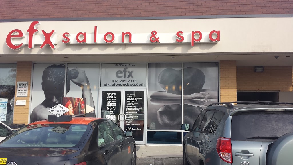 Efx Salon & Spa | 265 Wincott Dr, Etobicoke, ON M9R 2R7, Canada | Phone: (416) 245-9333