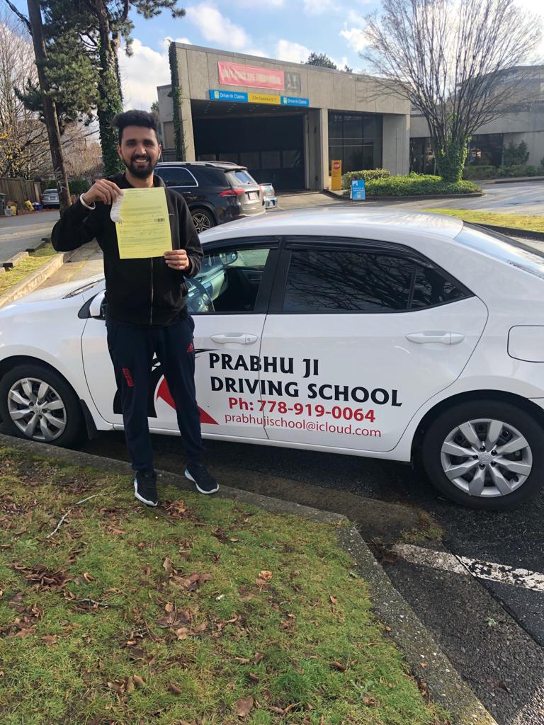 Prabhuji Driving school surrey | 14518 85a Ave, Surrey, BC V3S 5T6, Canada | Phone: (778) 919-0064