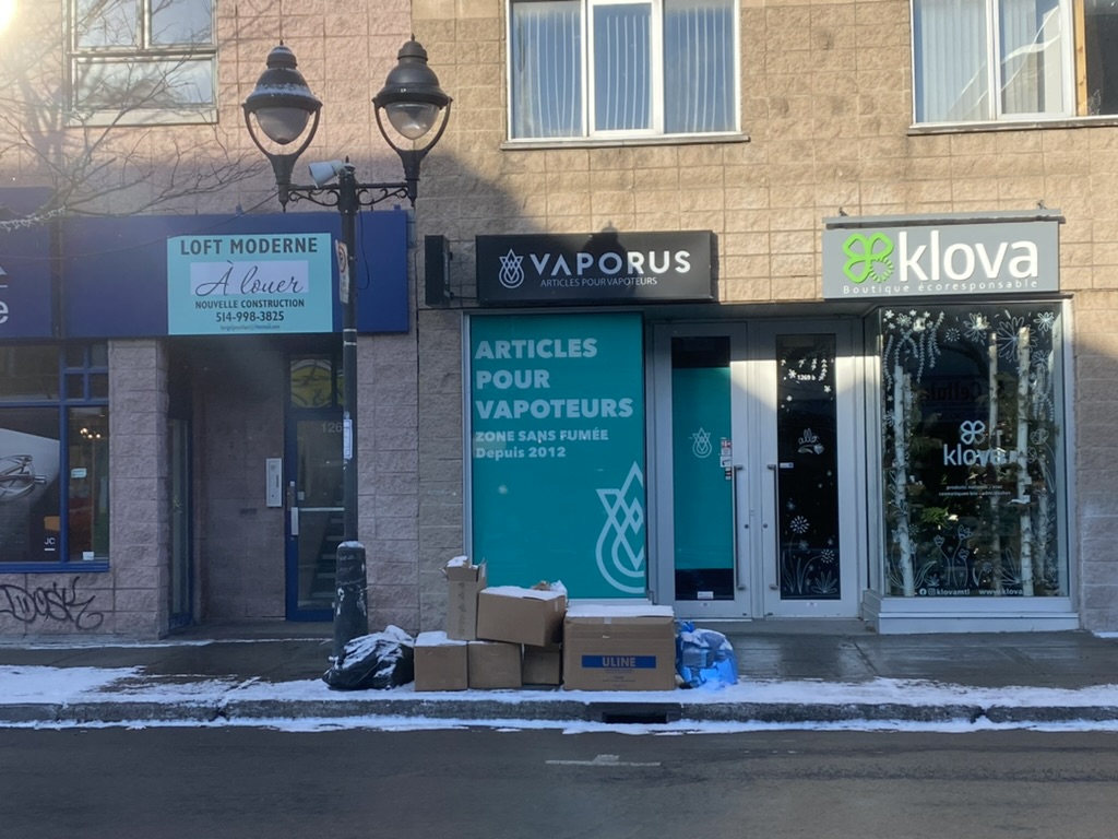 Vaporus | 1269 Avenue du Mont-Royal E, Montréal, QC H2J 1Y4, Canada | Phone: (514) 379-3775