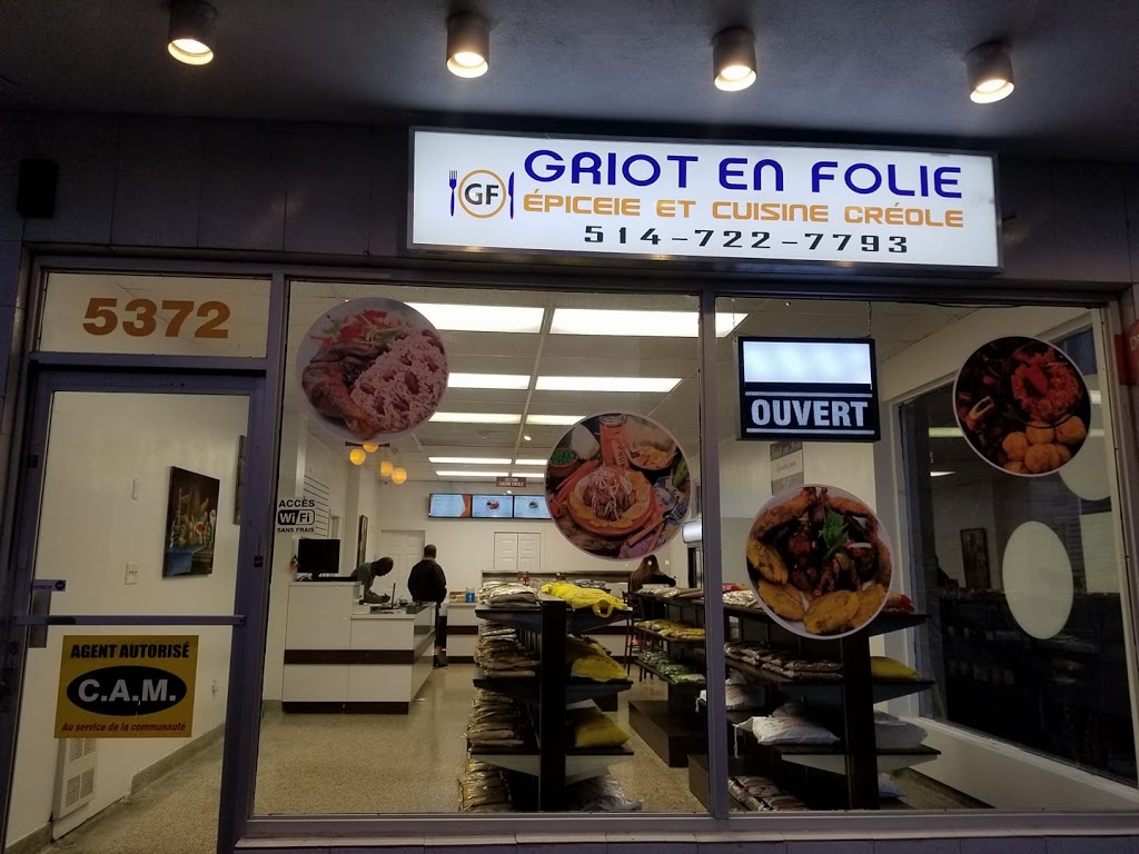 Griot en Folie | 5372 Rue Jean-Talon Est, Saint-Léonard, QC H1S 1L5, Canada | Phone: (514) 722-7793