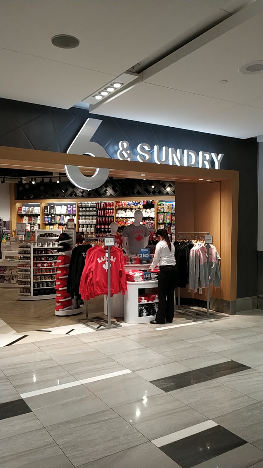 6 & Sundry | Terminal 3, Toronto Pearson International Airport, Mississauga, ON L5P 1B2, Canada | Phone: (905) 694-9520