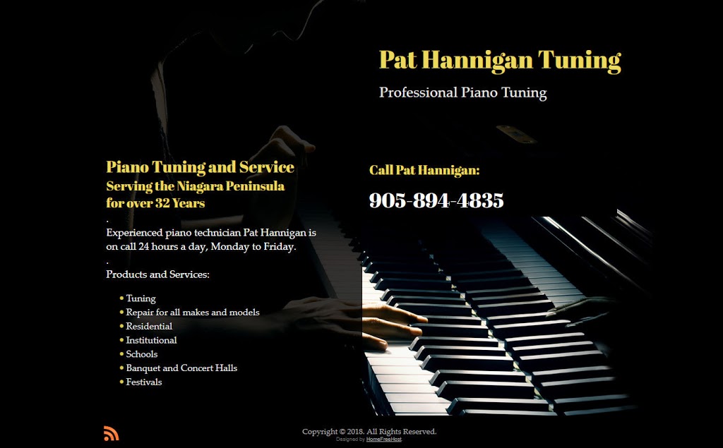 Pat Hannigan Piano Tuning | 3728 Dominion Rd, Ridgeway, ON L0S 1N0, Canada | Phone: (905) 894-4835